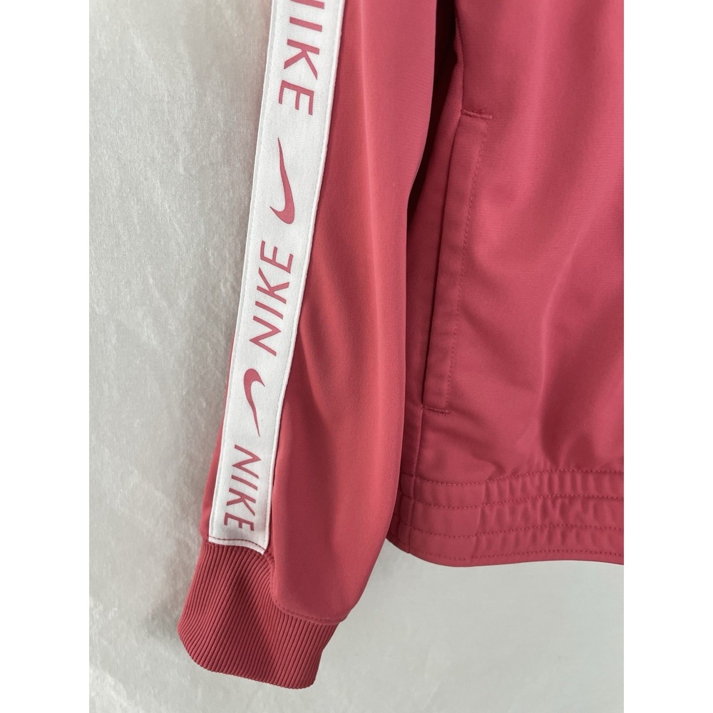 Nike Girls Track Jacket Youth XL Sports Pink Embroidered Logo - Picture 6 of 11